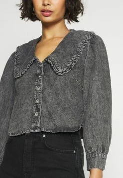 ONLY Petite ONLTHEA LIFE COLLAR SHIRT - Blouse - Grey Denim 13 ONLY Petite ONLTHEA LIFE COLLAR SHIRT - Blouse - Grey Denim -ONLY Petite store 7c479635754846b89227267ac98e416b