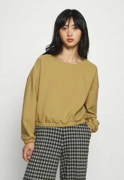 ONLY Petite ONMILEY CROP - Blouse - Antique Bronze