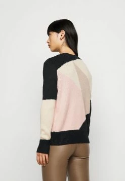 ONLY Petite ONLMARCIL O-NECK PETIT - Jumper - Black/almond Milk/simply Taupe/rose -ONLY Petite store 7daa19b46c4a4a34afe5089c5d8a2af6