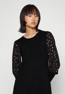 ONLY Petite ONLJUNABELLE DRESS - Jumper Dress - Black -ONLY Petite store 7eab72878ea448cb81fd89527b9f7725