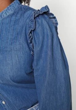 ONLY Petite ONLDIONNE FRILL - Blouse - Medium Blue Denim 11 ONLY Petite ONLDIONNE FRILL - Blouse - Medium Blue Denim -ONLY Petite store 810ecfdca4144b10ae2e329edc47bc15