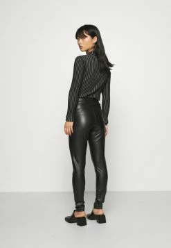 ONLY Petite ONLSUPER STAR LEA - Trousers - Black -ONLY Petite store 812acab8f2de44a09266e9a217e0dda6