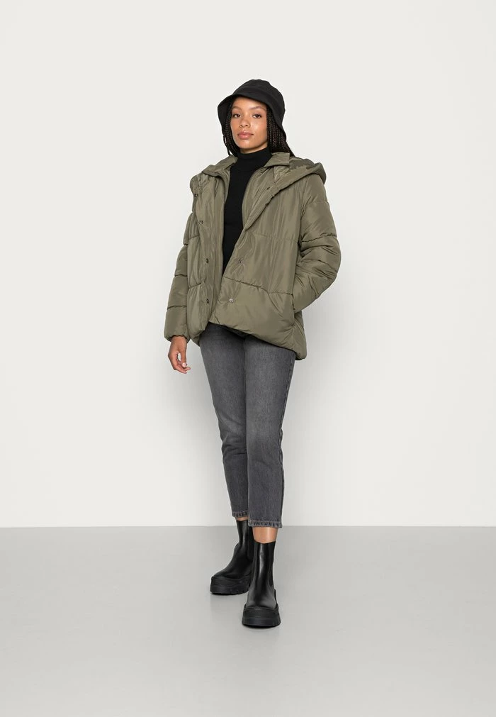 ONLY Petite ONLAMY PUFFER JACKET - Winter Jacket - Kalamata 4 ONLY Petite ONLAMY PUFFER JACKET - Winter Jacket - Kalamata - Image 2