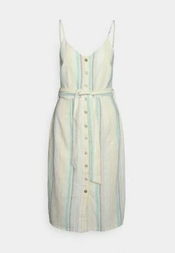ONLY Petite ONLARISA OHIO BUT DRESS - Day Dress - Cloud Dancer/marine Green/sacket Pink/lemon Meringue/peach Parfait/pastel Turquoise
