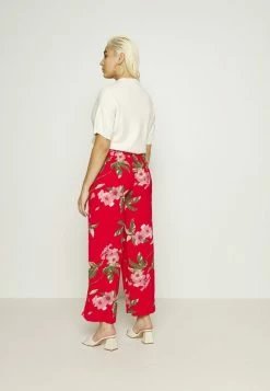 ONLY Petite ONLNOVA LUX ALBA PALAZZO PANT - Trousers - Chinese Red -ONLY Petite store 83399e1479ed4618b6e8f7b3b2ec471a