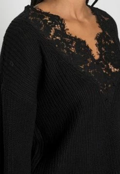 ONLY Petite ONLXENIA - Jumper - Black -ONLY Petite store 85092a91a9b74fc385f9cf01ec59fab3