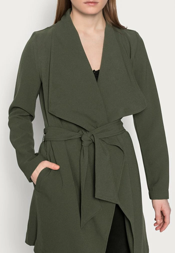 ONLY Petite ONLRUNA SPRING COAT - Short Coat - Forest Night 6 ONLY Petite ONLRUNA SPRING COAT - Short Coat - Forest Night - Image 4