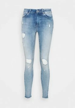 ONLY Petite ONLBLUSH LIFEMID - Jeans Skinny Fit - Light Blue Denim -ONLY Petite store 85e6a9f117374227bea98c4de849c9e6