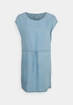 ONLY Petite ONLPEMA MAY LIFE DRESS - Day Dress - Light Blue Denim