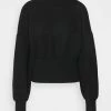 ONLY Petite ONLLINA HIGHNECK - Sweatshirt - Black -ONLY Petite store 864cdb74d4754c0fb7927d43eef30e0c