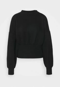 ONLY Petite ONLLINA HIGHNECK - Sweatshirt - Black