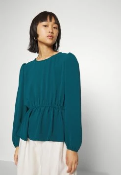 ONLY Petite ONLMETTE O NECK - Blouse - Deep Teal -ONLY Petite store 86e6ed183bfe4b81bb3e764820390d85