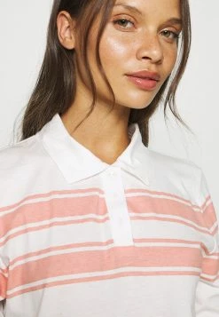 ONLY Petite ONLINCBEATESTRIPE TEE - Polo Shirt - Cloud Dancer/rosette -ONLY Petite store 88ffd3223cc549d3bb7afbad9f3aae21