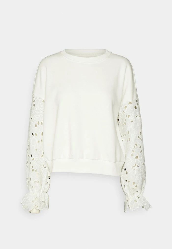 ONLY Petite ONLWANTED SLEEVE - Sweatshirt - Cloud Dancer 8 ONLY Petite ONLWANTED SLEEVE - Sweatshirt - Cloud Dancer - Image 6
