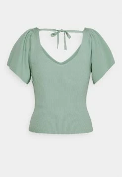 ONLY Petite ONLLEELO BACK - Basic T-shirt - Jadeite -ONLY Petite store 89cb25cda00f499ea3dc6e32fc8b6534