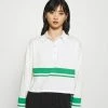 ONLY Petite ONLLIMA - Polo Shirt - White/green -ONLY Petite store 8a02c912abcf46a49ecfda9212bfeeda