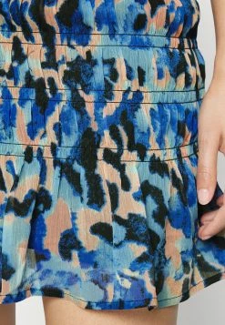 ONLY Petite ONLROSELIA SHORT SKIRT - Mini Skirt - Ecru/watercolor -ONLY Petite store 8b6fb79bebc9421cb5a80cb0a875035b