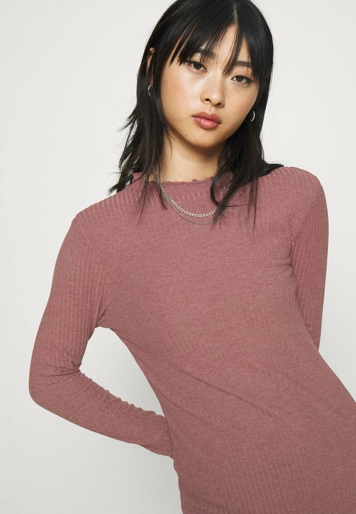 ONLY Petite ONLEMMA HIGH NECK DRESS - Shift Dress - Rose Brown 6 ONLY Petite ONLEMMA HIGH NECK DRESS - Shift Dress - Rose Brown - Image 4