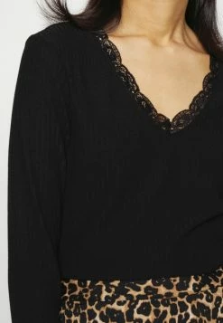 ONLY Petite ONLNELLA V NECK - Long Sleeved Top - Black 11 ONLY Petite ONLNELLA V NECK - Long Sleeved Top - Black -ONLY Petite store 8d59f5bc1bb64b3b9fe4c401351c25fb