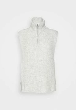 ONLY Petite ONLTIA LIFE HIGHNECK VEST PETIT - Jumper - Light Grey Melange 14 ONLY Petite ONLTIA LIFE HIGHNECK VEST PETIT - Jumper - Light Grey Melange -ONLY Petite store 8dd59756b6e14128bf48532d64e4840a
