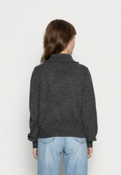 ONLY Petite ONLPEARLA - Jumper - Dark Grey -ONLY Petite store 8e6cd15d1cad40b8ae5d739256ee6735