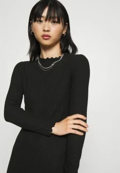 ONLY Petite ONLEMMA HIGH NECK DRESS - Shift Dress - Black -ONLY Petite store 8fcecf565c4e40c5b5ee804b0122eee6
