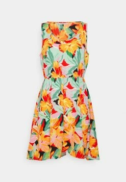 ONLY Petite ONLNOVA LUX SARA DRESS - Day Dress - Sun Orange -ONLY Petite store 8ff64bbb413342f39edfbdc03081a5ef