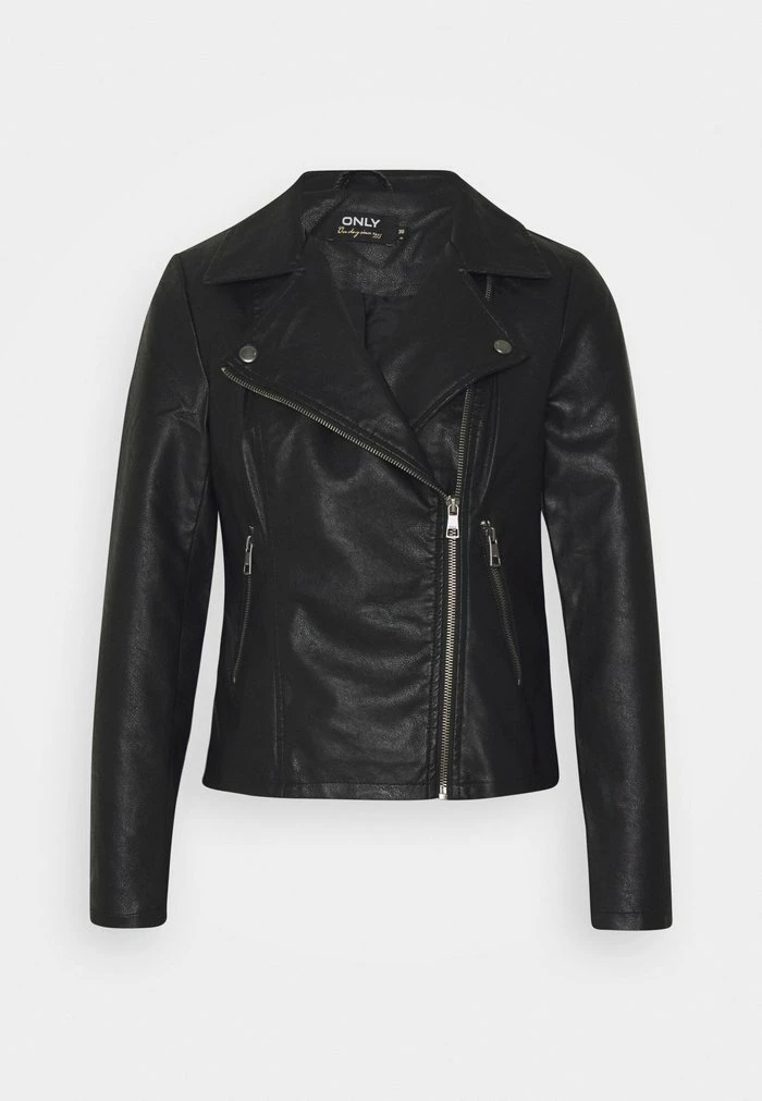 ONLY Petite ONLMELISA BIKER - Faux Leather Jacket - Black 7 ONLY Petite ONLMELISA BIKER - Faux Leather Jacket - Black - Image 5