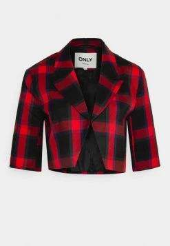 ONLY Petite ONLEMILI SHORT - Blazer - Red/grey