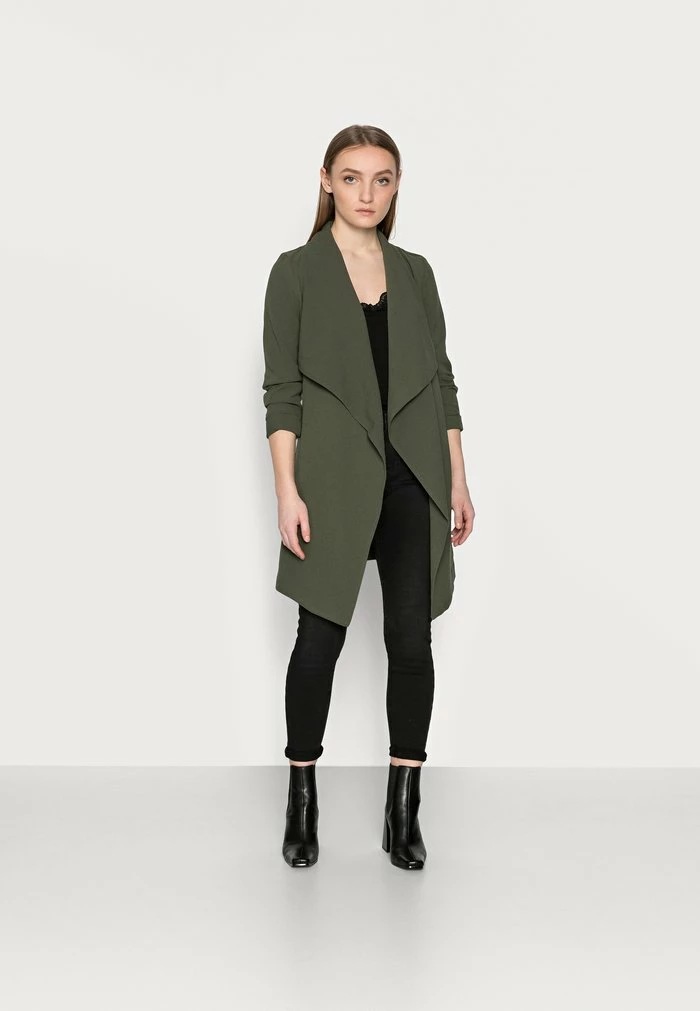 ONLY Petite ONLRUNA SPRING COAT - Short Coat - Forest Night 4 ONLY Petite ONLRUNA SPRING COAT - Short Coat - Forest Night - Image 2