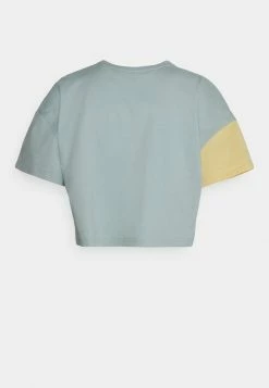 ONLY Petite ONLJULIE BLOCK CROP TEE - Basic T-shirt - Eventide Parfait Pink/harbor Gray/straw -ONLY Petite store 92be85a2b25048a4999f44ad6ae7a769