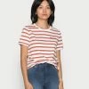ONLY Petite ONLINC ONLY LIFEONECK TEE - Print T-shirt - White/rosette/bombay Brown 2 ONLY Petite ONLINC ONLY LIFEONECK TEE - Print T-shirt - White/rosette/bombay Brown -ONLY Petite store 93063a58e8c347f8a8e90474154afac4