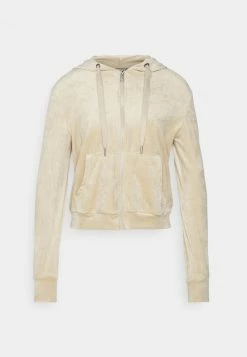 ONLY Petite ONLREBEL ZIP HOOD - Zip-up Sweatshirt - White Pepper -ONLY Petite store 936fb218f9c7465b80b01c505b46e85d