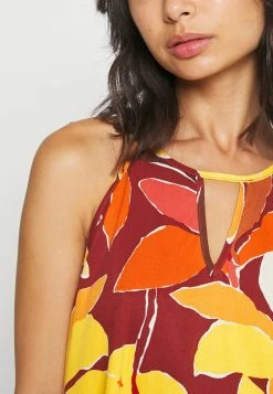 ONLY Petite ONLALMA LIFE KEYHOLE - Top - Henna -ONLY Petite store 9390b8523a724fd994b78bc845870a66