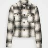 ONLY Petite ONLLOU CHECK JACKET - Summer Jacket - Pumice Stone/black 1 ONLY Petite ONLLOU CHECK JACKET - Summer Jacket - Pumice Stone/black -ONLY Petite store 93b1d3eb7e98404cbdb2b0e9892d8568