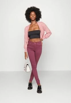 ONLY Petite ONLWAUW LIFE MID - Jeans Skinny Fit - Tawny Port -ONLY Petite store 94116f96db944c27bc5678083b84cfe6