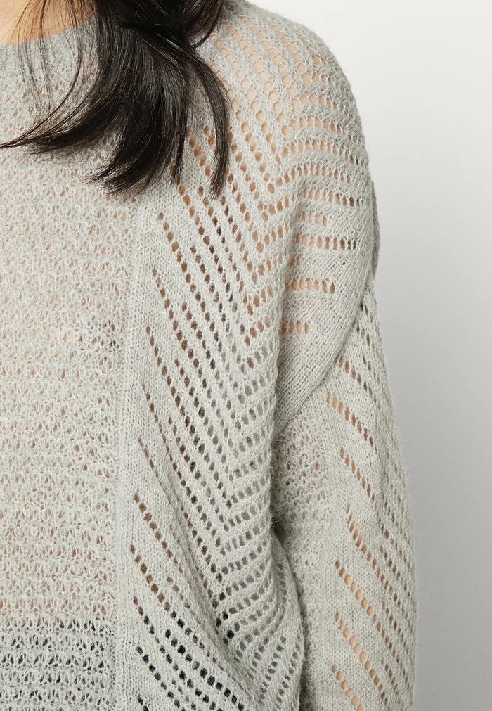 ONLY Petite ONLFELICE - Jumper - Light Grey Melange 7 ONLY Petite ONLFELICE - Jumper - Light Grey Melange - Image 5