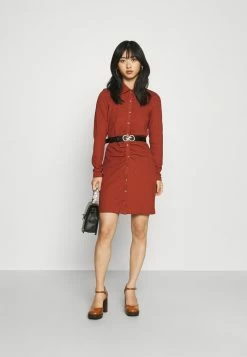ONLY Petite ONLHONEY SHIRT DRESS - Jersey Dress - Roasted Russet 9 ONLY Petite ONLHONEY SHIRT DRESS - Jersey Dress - Roasted Russet -ONLY Petite store 94494dfc43df4f9292bcc94f5c393ae3