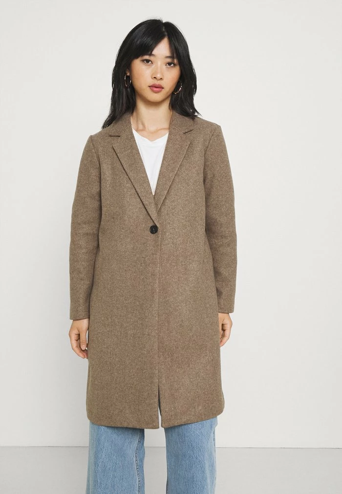 ONLY Petite ONLTRILLION COATIGAN - Classic Coat - Walnut 3 ONLY Petite ONLTRILLION COATIGAN - Classic Coat - Walnut