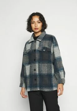 ONLY Petite ONLANDREA SHACKET - Bomber Jacket - Blue Graphite