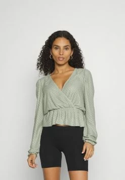 ONLY Petite ONLSTEFFIE V NECK - Jumper - Seagrass