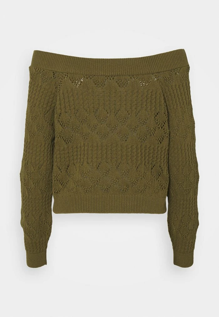 ONLY Petite ONLVILDA LIFE OFFS PETIT - Jumper - Kalamata 4 ONLY Petite ONLVILDA LIFE OFFS PETIT - Jumper - Kalamata - Image 2