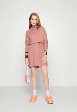 ONLY Petite ONLLEVA BELT DRESS - Jumper Dress - Dusty Rose -ONLY Petite store 97f5c646bf694d148a3bf92a3a00e54f