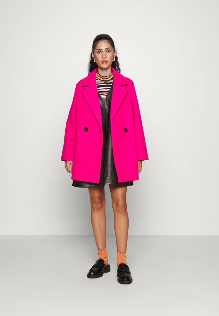 ONLY Petite ONLWEMBLEY LOOSE JACKET - Short Coat - Fuchsia 4 ONLY Petite ONLWEMBLEY LOOSE JACKET - Short Coat - Fuchsia - Image 2