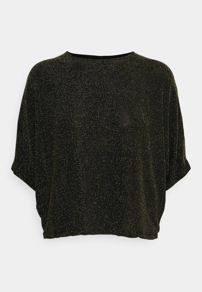 ONLY Petite ONLCAROLLA LOOSE - Long Sleeved Top - Black/gold 7 ONLY Petite ONLCAROLLA LOOSE - Long Sleeved Top - Black/gold - Image 5