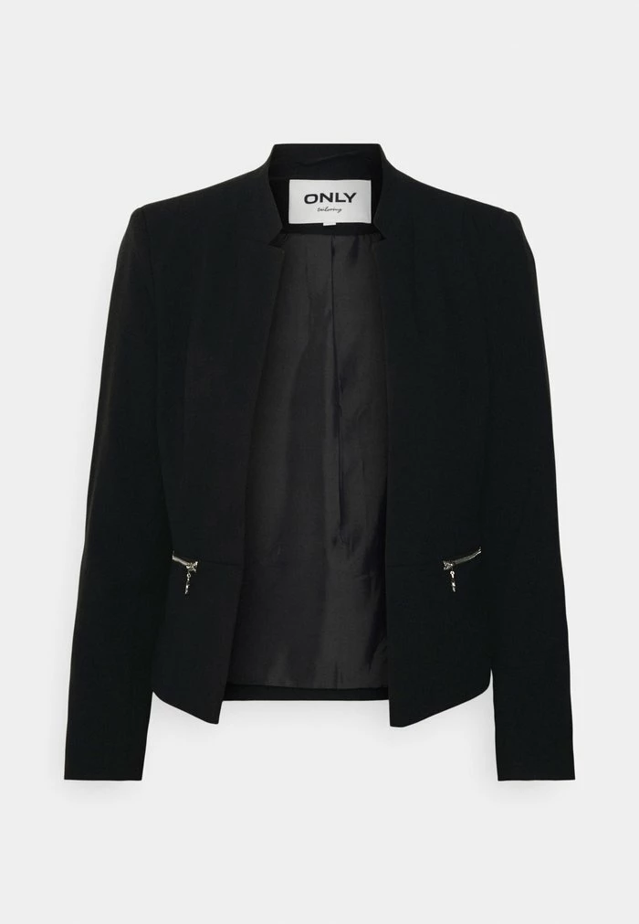 ONLY Petite ONLMADDY KOMA SHORT ZIP - Blazer - Black 6 ONLY Petite ONLMADDY KOMA SHORT ZIP - Blazer - Black - Image 4