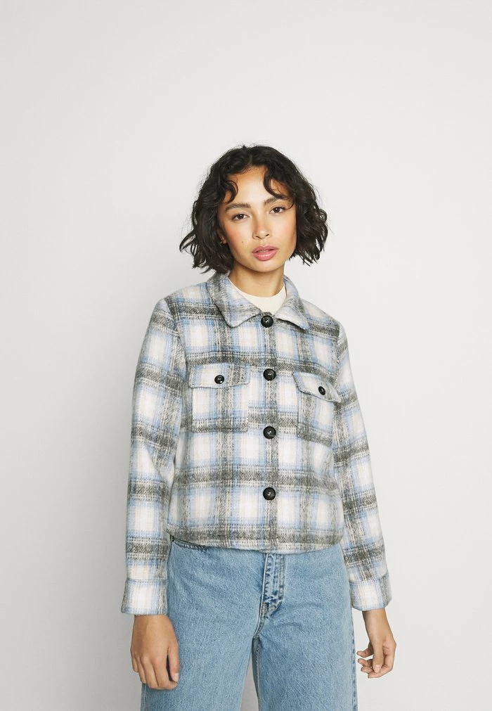 ONLY Petite ONLLOU CHECK JACKET - Summer Jacket - Pumice Stone 3 ONLY Petite ONLLOU CHECK JACKET - Summer Jacket - Pumice Stone