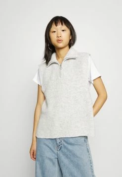 ONLY Petite ONLTIA LIFE HIGHNECK VEST PETIT - Jumper - Light Grey Melange 13 ONLY Petite ONLTIA LIFE HIGHNECK VEST PETIT - Jumper - Light Grey Melange -ONLY Petite store 99f1a821573d402fa4a95adf72266018
