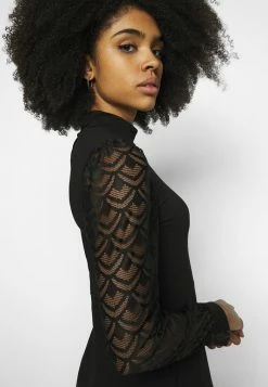 ONLY Petite ONLMILLE LIFE MIX DRESS - Jersey Dress - Black -ONLY Petite store 9a7b4ba28c364a3691a127228b9eb767