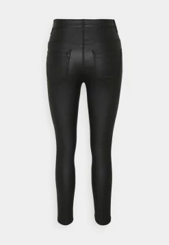 ONLY Petite ONLPAOLA SKINNYCOATED PAN PETIT - Trousers - Black -ONLY Petite store 9b3ededca75744e984f331eca49f5b6e